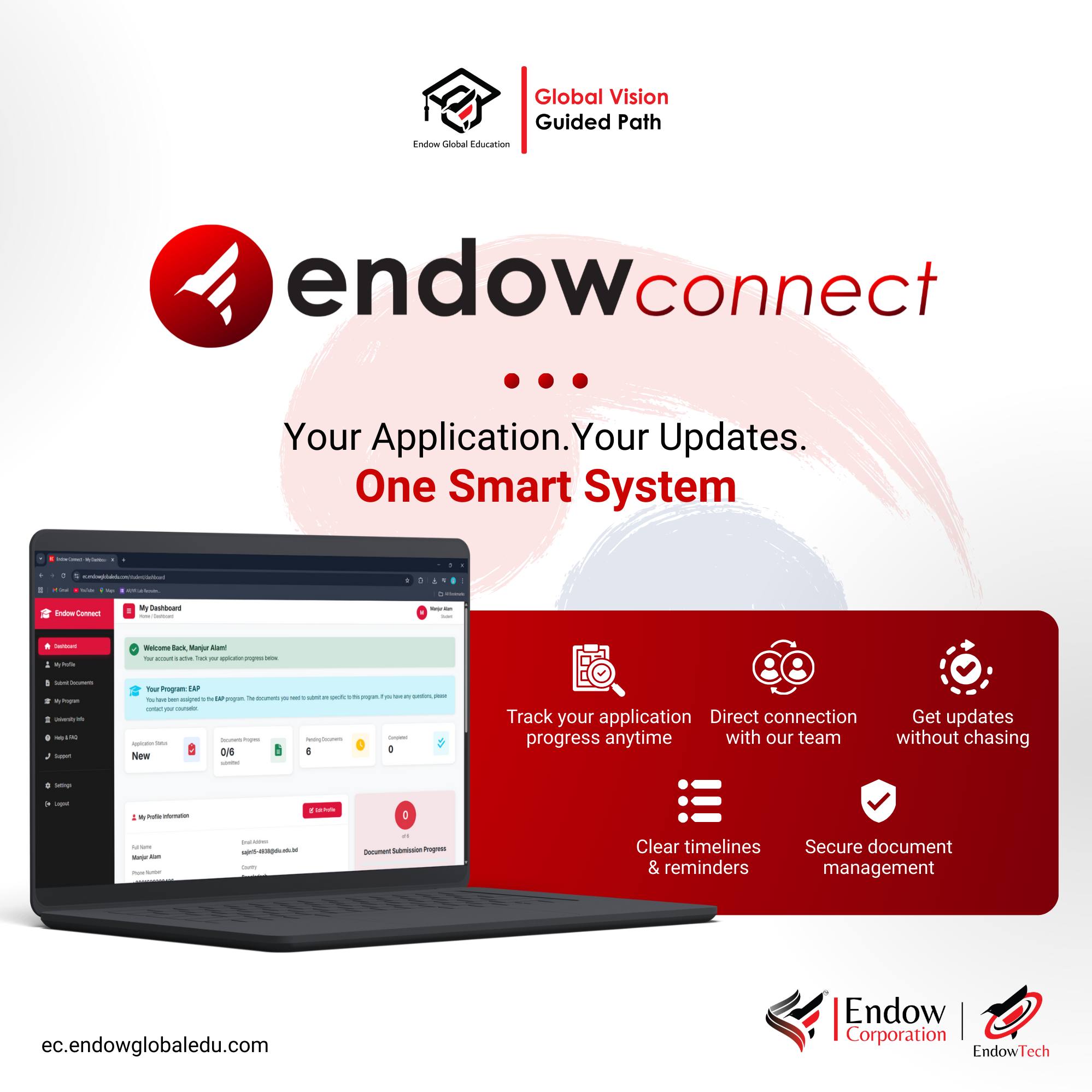 Simplifying "Study in Abroad" process with Endow Connect